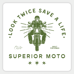 Look Twice Superior Moto Magnet
